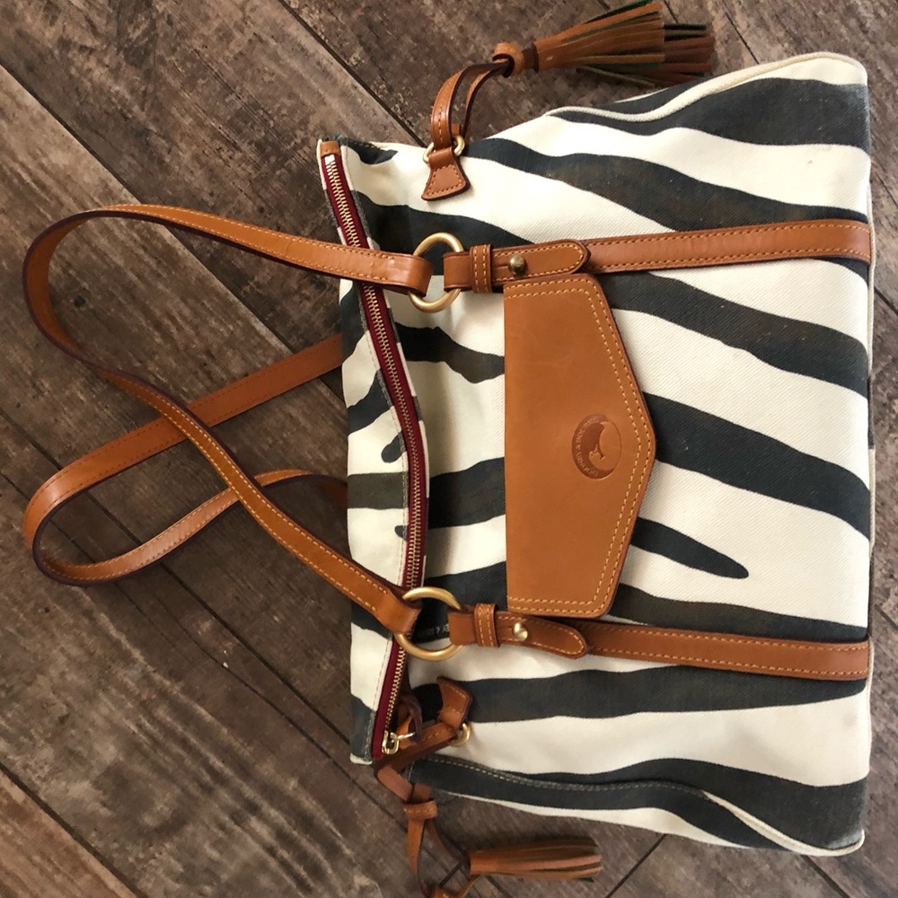 Dooney & Bourke Zebra Smith Bag